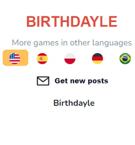 Birthday Wordle