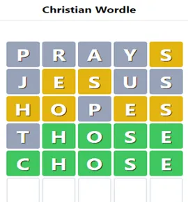 Christian Wordle