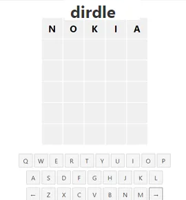 Dirdle