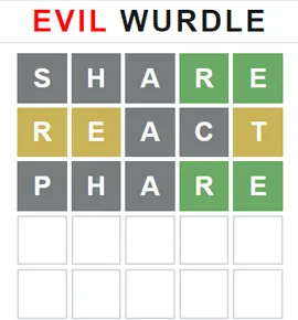 Evil Wurdle