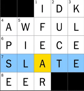 NYT Mini Crossword