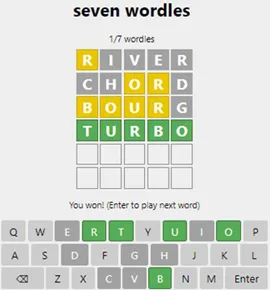 Seven Wordles