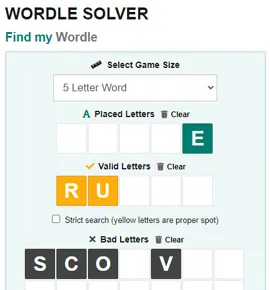 Wordle Solver